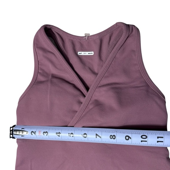 Women's LuluLemon Deep Breath Razor Back Tank Active Lavender Shelf Bra Sz 2 - Picture 15 of 15